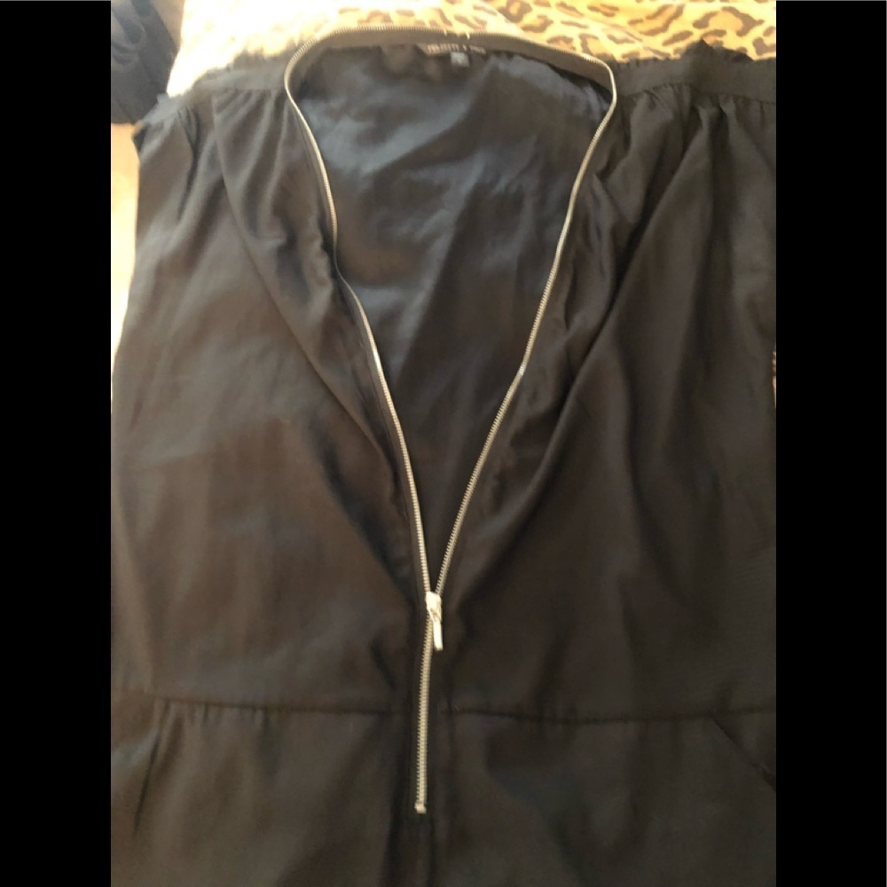 Felicity  & Coco black size 10 silky  belted romper front zip  NWOT